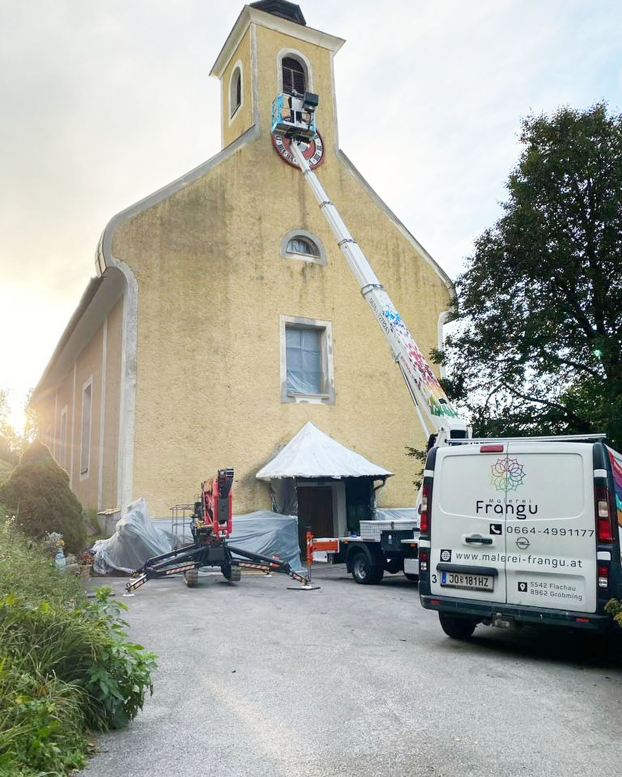 Aussenbereich - Kirchenrenovierung